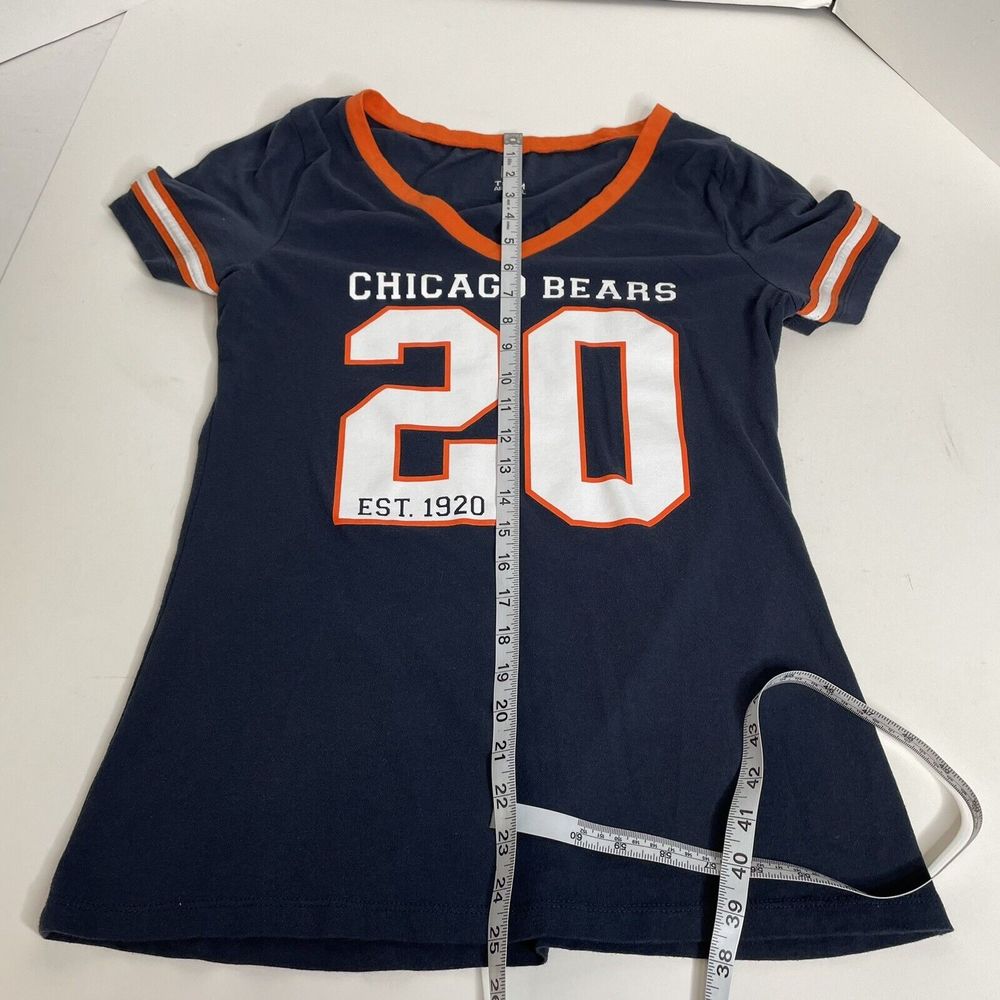 Chicago Bears Womens T-Shirt, Large, Dark Blue, #20 V Neck, NFL Apparel - Picture 7 of 7